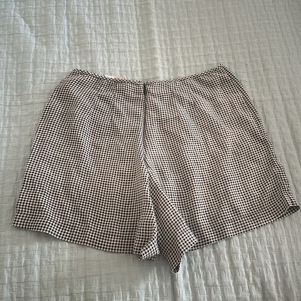 Equipment Silk Gingham Shorts - Picture 3 of 7